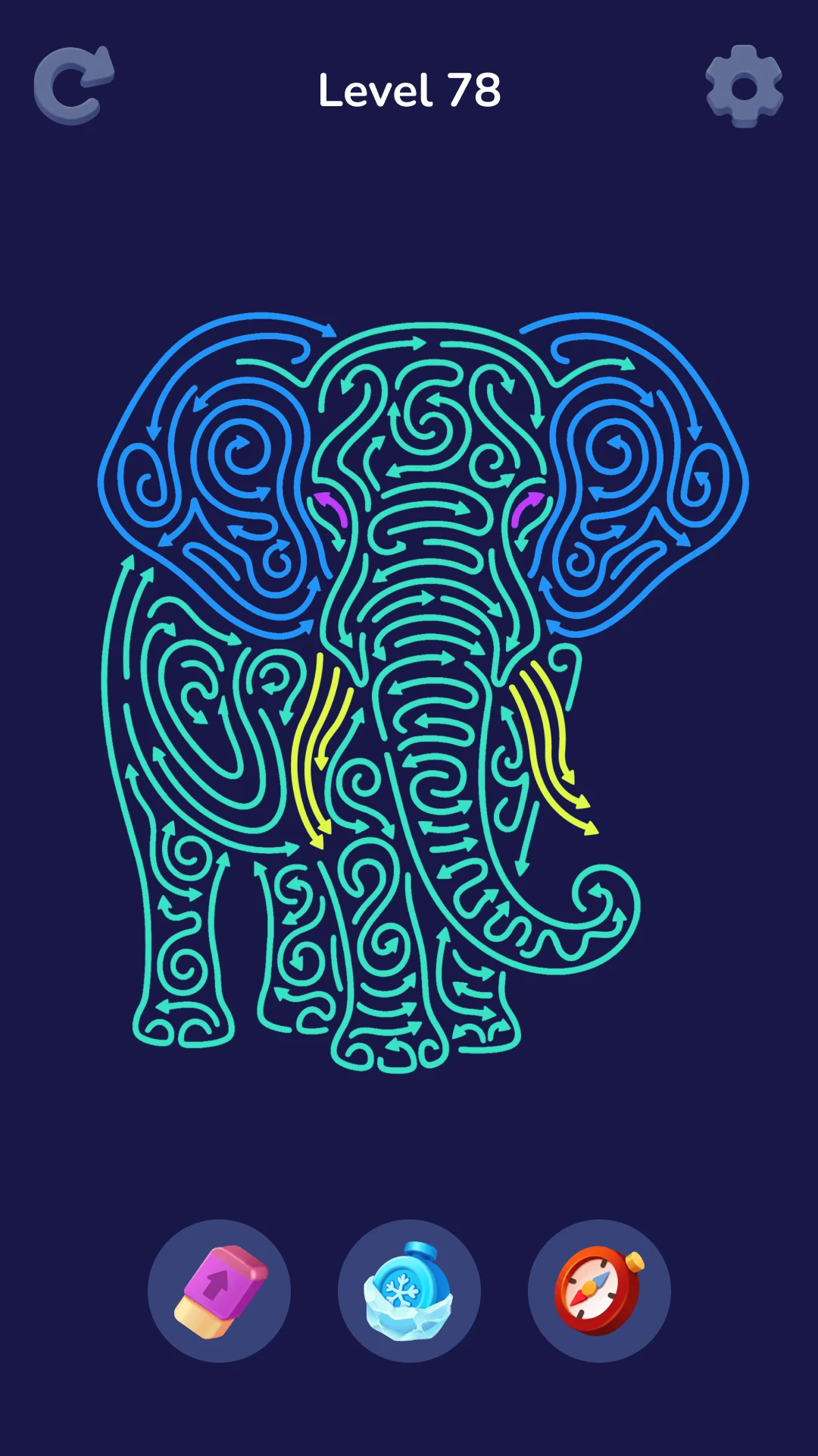 Unmaze Flow: Tap Out Puzzles screenshot